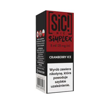 Liquid SIC! NIC 8ml - Cranberry Ice 18mg