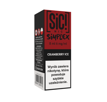 Liquid SIC! NIC 8ml - Cranberry Ice 6mg
