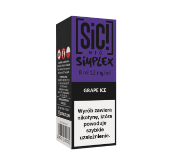 Liquid SIC! NIC 8ml - Grape Ice 12mg