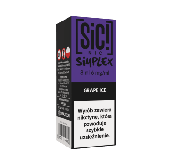Liquid SIC! NIC 8ml - Grape Ice 6mg