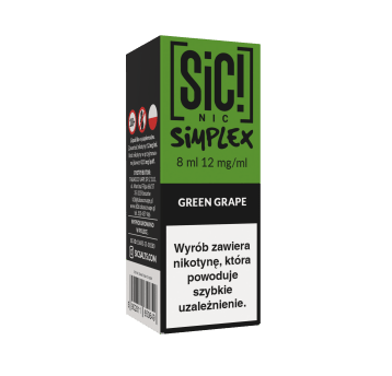 Liquid SIC! NIC 8ml - Green Grape Ice 12mg