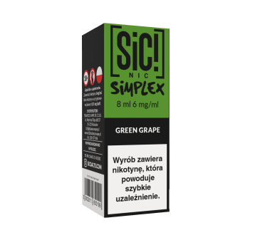 Liquid SIC! NIC 8ml - Green Grape Ice 6mg