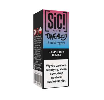 Liquid SIC! NIC 8ml - Raspberry Tea Ice 6mg