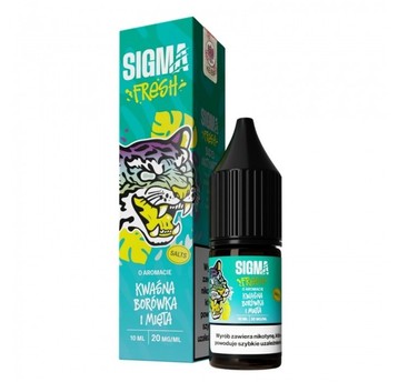 Liquid SIGMA FRESH Salt 10ml - Kwaśna Borówka Mięt