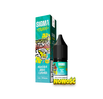 Liquid SIGMA FRESH Salt 10ml - Oranżada Arbuz i Limonka 20mg