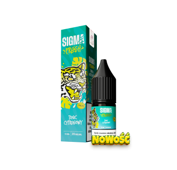 Liquid SIGMA FRESH Salt 10ml - Tonic Cytrusowy 20mg