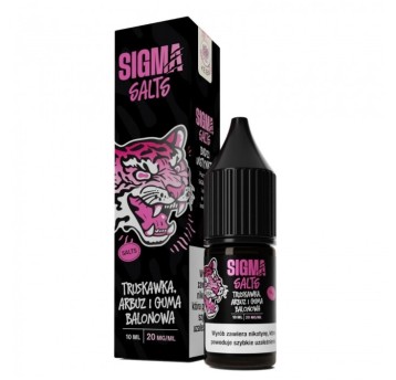 Liquid SIGMA Salt 10ml - Truskawka Arbuz i Guma Balonowa 20mg