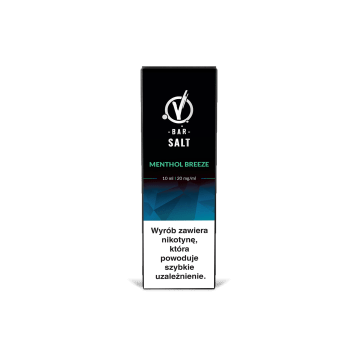 Liquid VBAR Salt 10ml - Menthol Breeze 20mg