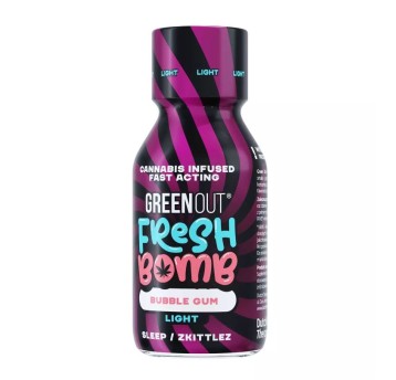 Shot Konopny GREEN OUT® Fresh Bomb Bubble Gum - L
