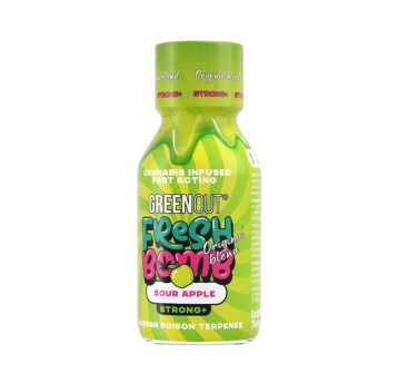 Shot Konopny GREEN OUT® Fresh Bomb Sour Apple - S+