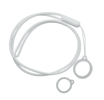 Smycz Silikonowa - Biała