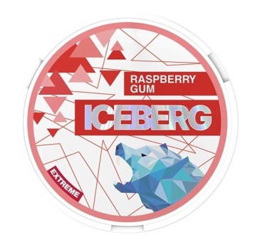 Snus ICEBERG Extreme 50mg - Raspberry Gum