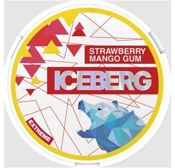 Snus ICEBERG Extreme 50mg - Strawberry Mango Gum