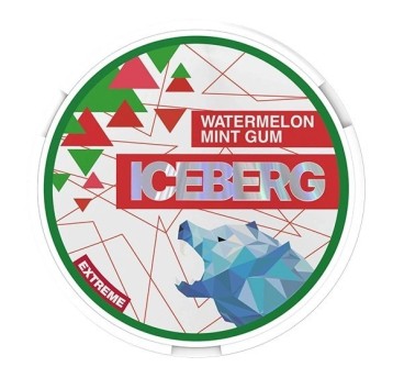Snus ICEBERG Extreme 50mg - Watermelon Mint Gum