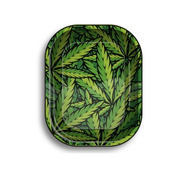 Tacka Metalowa FIRE FLOW Leaves 33 18x14cm