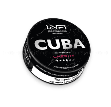 Woreczki Nikot. CUBA Black 20mg/g - Cherry