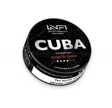 Woreczki Nikot. CUBA Black 20mg/g - Cold Dry