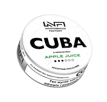 Woreczki Nikot. CUBA White 16mg/g - Apple Juice