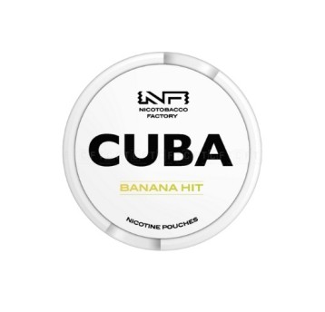 Woreczki Nikot. CUBA White 16mg/g - Banana Hit