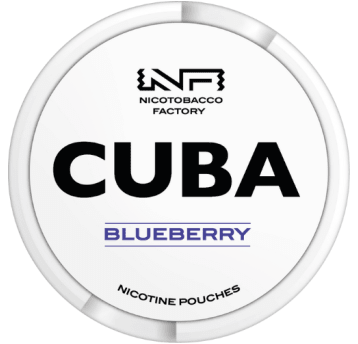 Woreczki Nikot. CUBA White 16mg/g - Blueberry