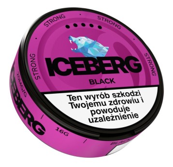 Woreczki Nikot. Iceberg 20mg/g - Black