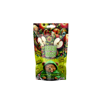 Żelki Konopne BRAIN WASH 100g - Sour Apple