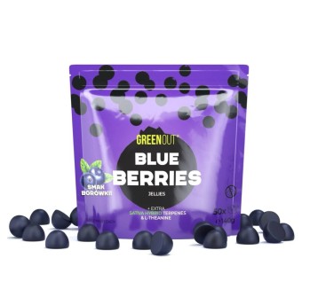 Żelki Konopne GREEN OUT® 140g - Blueberryies