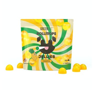 Żelki Konopne GREEN OUT® 140g - Mops Pineapple