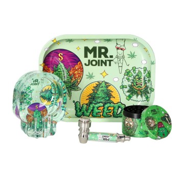 Zestaw MR.JOINT Lufka Tacka Młynek Popielniczka